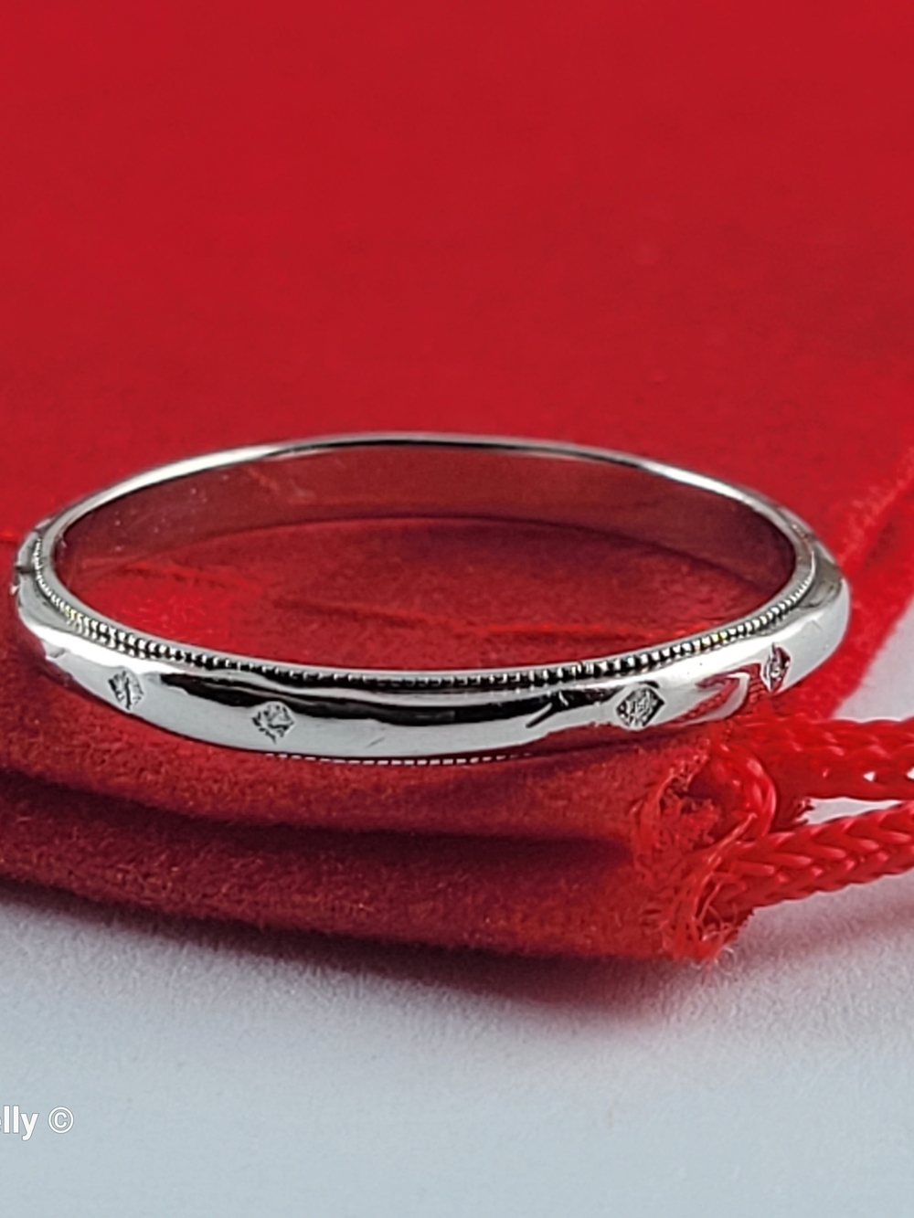 Vintage 14K White Gold Classic Band Ring Size 5.5 - Solid Gold! 👌🎁